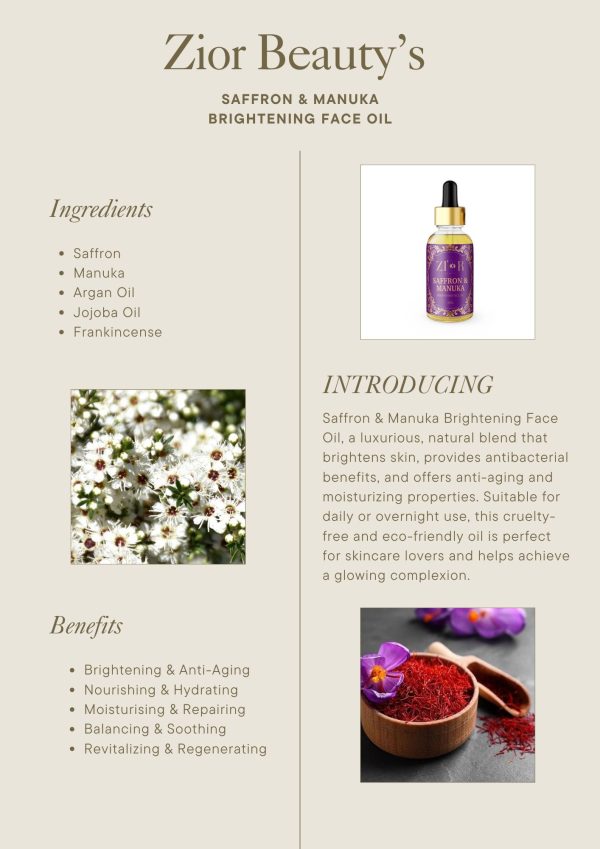 Saffron & Manuka Face Oil - Image 7